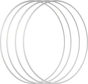 Metall Ringe Set für DIY Traumfänger, Blumenkränze und handgemachte kreative Bastelprojekte.