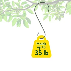 12-Zoll Metall S-Haken zum Aufhängen von Vogelfutterspendern und Pflanzen im Garten.