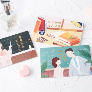 Lehrerin Tag Grußkarten Set mit Umschlägen, Dankeschön Karten für Geschenke und Grüße.