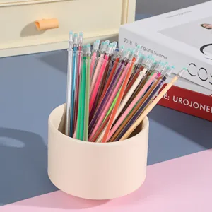 Vibrant colored gel pen refills set for journaling, DIY crafts, and student note-taking.