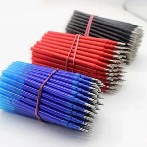 Erasable gel pen refills in blue red black bulk pack smooth writing stationery supplies