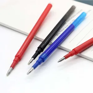 Erasable Gel Pen Refills Fine Point Thermal Erasable Replacement Black Blue Red Green Office School Writing Supplies