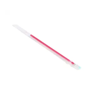 Red gel pen refill, smooth writing colored ink refill for student journal and DIY craft manual.