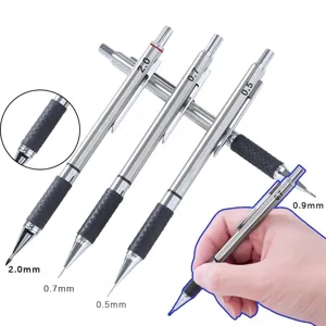 Professional Metal Mechanical Pencil Drafting Drawing Tool With Anti-Slip Rubber Grip For Office School Writing