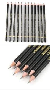 KeepSmiling 12-piece 10B sketching pencil set for art drawing and student practice.