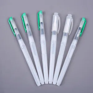 Set 6 pennelli con serbatoio d'acqua in plastica per pittura ad acquerello e belle arti.