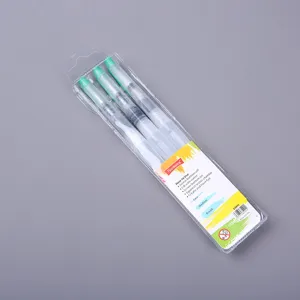 3-piece watercolor brush pens set nylon hair water injection pens for painting art supplies