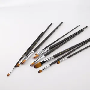 Professionele penseelset voor acryl-, olieverf, aquarel en nagelkunst creaties.