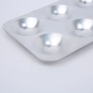 Aluminum 6-well makeup paint mixing palette detail, durable art pigment tray tool.