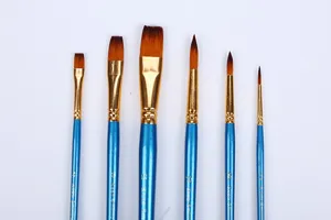 Professionele nylon kwasten set voor aquarel acryl olieverf schilderen detail kunst