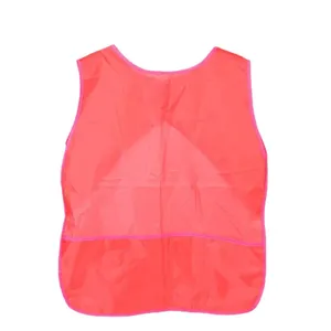 Tablier de peinture imperméable sans manches pour enfants avec poches avant pour l'école