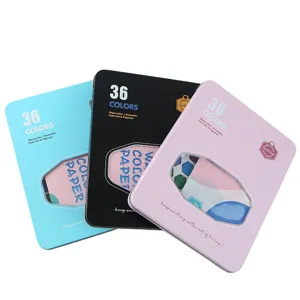 Set Colori Acquerello Solido 36 Colori Scatola Ferro Rosa Portatile Carta Bambini Arte Pittura Pigmento