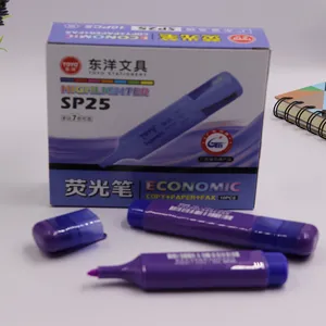 TOYO SP25 highlighter pens set, colorful pastel marker pens for students note taking.