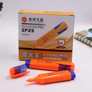 TOYO SP25 fluorescent highlighter pen set vibrant colors for student studying and note-taking