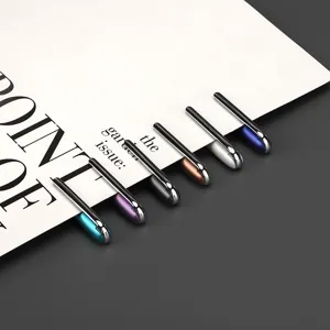 Colorful gel pens set with 0.5mm bullet tip for smooth office writing and creative journaling.