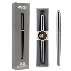 Baoke PM180 0.5mm black gel ink pen, premium smooth writing office signature pen for daily use.