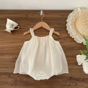 Neonato estate senza maniche tutina carino principessa body neonato bambino vestiti dolci