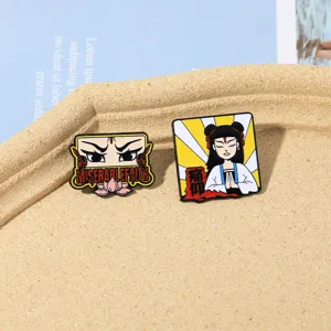 Miserable Faith metal enamel pin set, creative rock band badge brooch for clothes and bags.