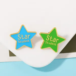 Niedlicher Stern Schüler Emaille Pin Metall Abzeichen Cartoon Brosche Rucksack Geschenk