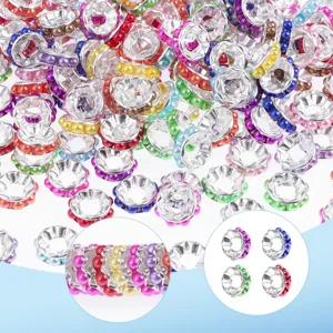 ABS plastic round spacer beads for DIY bracelets and necklaces jewelry making accessories