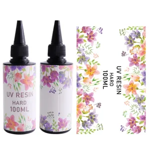 High Transparency UV Resin Glue Fast Curing Crystal Clear Liquid Adhesive For DIY Craft Jewelry Making