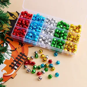 Ensemble de clochettes en métal coloré de 10mm pour bijoux DIY et accessoires