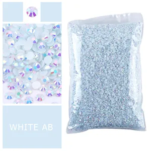 Grande confezione di strass in resina AB colore piatto gelatina cristalli fai da te nail art