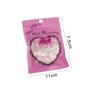 15g Nagelkunst Pailletten Muschel Kristall Pulver DIY Maniküre Aufkleber Zubehör Pack