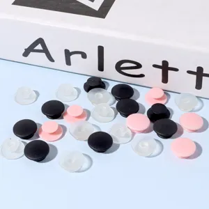 Detalles de botones de dijes para zapatos, accesorios DIY multicolores en rosa, negro, claro.