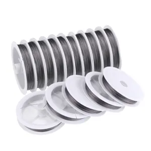 Edelstahldraht Schmuckdraht Spulen zum Basteln von DIY Schmuckzubehör Perlen Sets