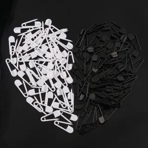 Gros 100pcs 25mm épingles de sûreté en plastique colorées pour étiquettes de vêtements