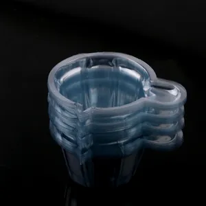 Disposable plastic measuring cups for DIY epoxy resin craft mold accessories detailed view