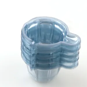 Clear plastic measuring cups for DIY epoxy resin craft, disposable cups and mold accessories.