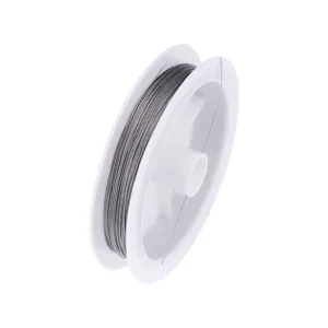 Edelstahl Drahtspule für DIY Schmuckperlen, Basteln und Zubehör für Armbänder.