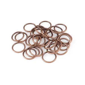 Anellini di salto in metallo per creazione gioielli fai da te, connettori per bracciali e collane.