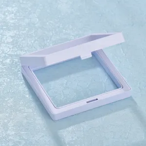 PE film floating jewelry display box transparent storage container for necklace bracelet