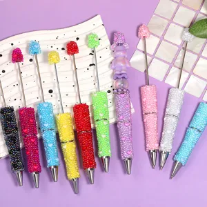 DIY Perlen Kugelschreiber Set bunten Strass Kristall Perlen Stifte handgemachte Schreibwaren