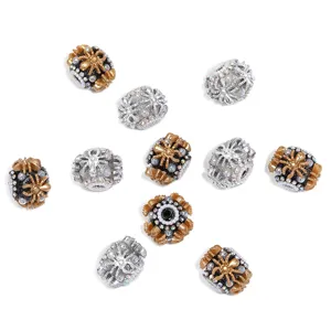 DIY rhinestone spider craft beads set for phone chain handmade jewelry making accessories