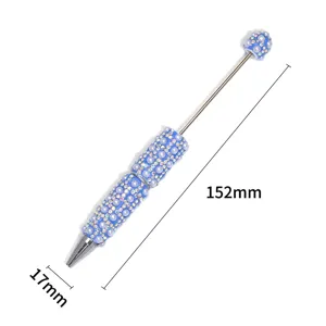Perlen Strass Kugelschreiber, handgemachte DIY Kristall Schreibwaren für Geschenke.