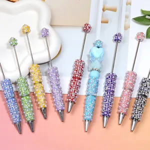 DIY Perlen Kugelschreiber Strass Perle Handgemachte Schreibstifte Set für Studentengeschenke