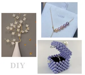 ABS parels DIY set, kleurrijke losse kraaltjes voor handgemaakte sieraden accessoires en decor.