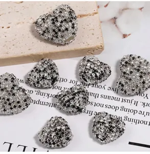 Strass hart kraal acryl recht gat losse bedels voor handgemaakte sieraden maken thuis.