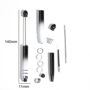 DIY beadable stylus pen multi-color gradient touch screen ballpoint pen spare parts set kit