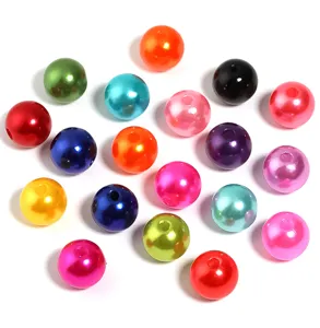 Kleurrijke ABS parels losse details, perfect voor DIY sieraden maken en handwerk.
