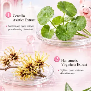 Skincare ingredients with Centella Asiatica and Hamamelis Virginiana Extract