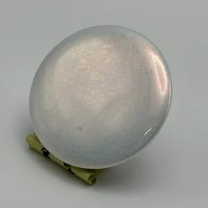 Iridescent holographic badge glitter film detail, silk texture effect for anime crafts.