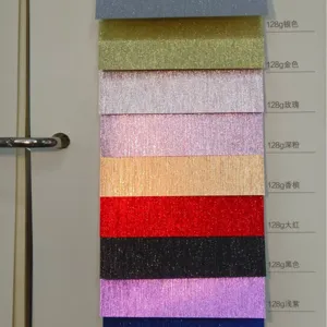 Glitter Brushed Specialty Paper For DIY Badge Making Fine Sand Texture Colorful Decorative Paper Craft Material