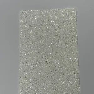 Silver glitter cardstock specialty paper for badge backing DIY craft decoration materials.
