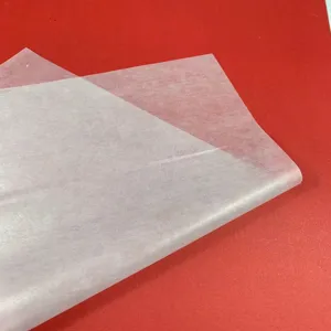 Translucent white tissue paper, thin wrapping paper for clothing and food packaging, moisture-proof.