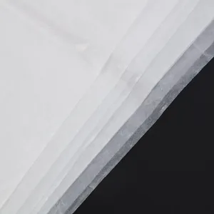 White translucent tissue paper detail showing delicate layered texture for packaging and stuffing.